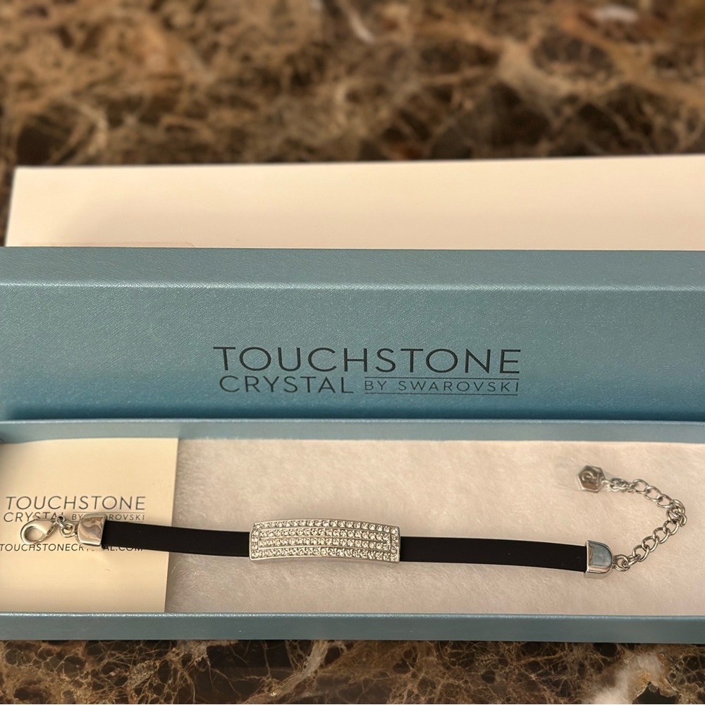 Swararski Touchstone Crystal Silver Sparkle Bracelet - Picture 3 of 5